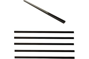 GEOONA 15 Pcs Marble Tile Edge Trim,12 Inch Marble Pencil Liner Both Side Polished for Bathroom, Backsplash, Kitchen, Tile Sh