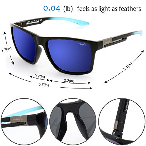 INFI Fishing Polarized Sunglasses for Men Driving Running Golf Sports Glasses Square UV Protection Designer Style Unisex - Image 4