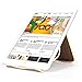 Tablet Stand, iVAPO Durable Concisely Designed Natural Wood Holder for Nintendo Switch, E-readers, iPad Mini and Most Tablets(Walnut Color)