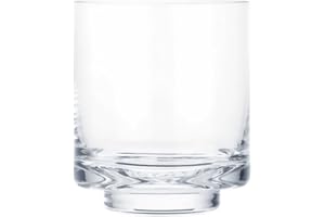 WGVI Clear Glass Pedestal Hurricane Candle Holder, 3.8" W, 4.7" H, Footed Decorative Vase for Pillar Candles, Elevated Cylinder Candleholder on a Riser Round Base, Home Décor, 1 Piece