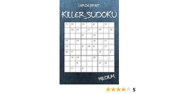 large print medium killer sudoku 100 sumoku puzzles sudoku variety puzzle book hammond oliver 9798703809938 amazon com books