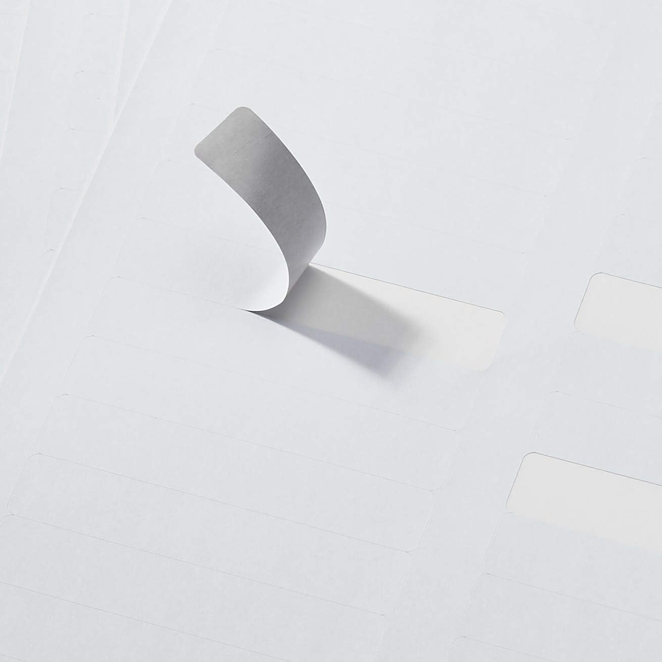 Basics File Folder Labels, Permanent Adhesive, 2/3" x 3-7/16", 750-Pack : Office Products