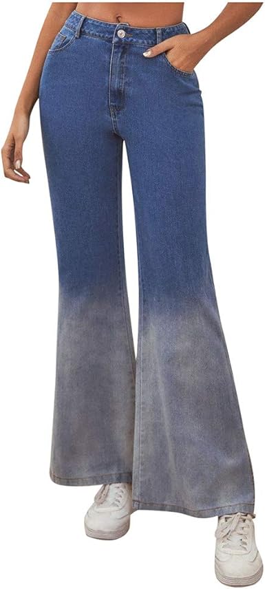 jeans with loose bottom