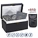 Faraday Box and Pouch - Portable RFID Key Fob Protector Box - Protects Remote Car Keys and Keyless Fobs from Scanners and Thieves- Dual-Layer Signal Blocker, Blocks All Electronic Signals.  