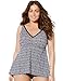 Swimsuits for All Women's Plus Size Flowy Tankini Top