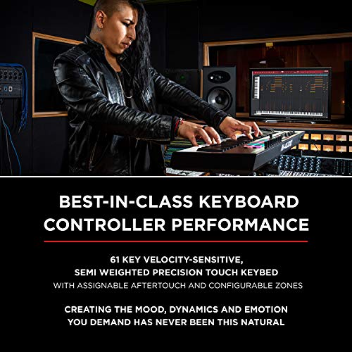 MAudio Oxygen Pro 61 61 Key USB MIDI Keyboard Controller With Beat