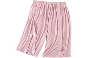 DURASIKO Front Bedridden Patient Clothing,Patient Shorts,Tear Away Shorts,Soft Cotton Material