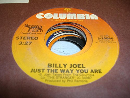 Billy Joel 45 RPM Just the way you are / Get it right the first time