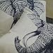 Jahosin Set of 2 Throw Pillow Covers 18 X 18 Inches,Decorative Elephant Cushion Case (Sketch Elephant)