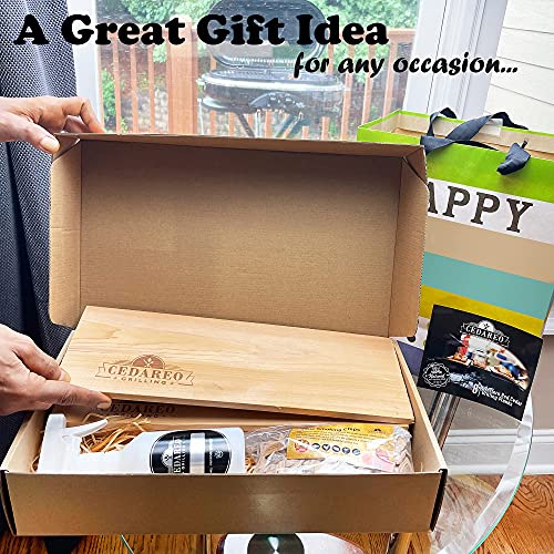 Grilling Planks Set 8 Natural 100 Cedar Boards, Amazing Cedar Aroma