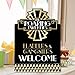 Big Dot of Happiness Roaring 20's - 1920s Art Deco Jazz Party Welcome Yard Sign