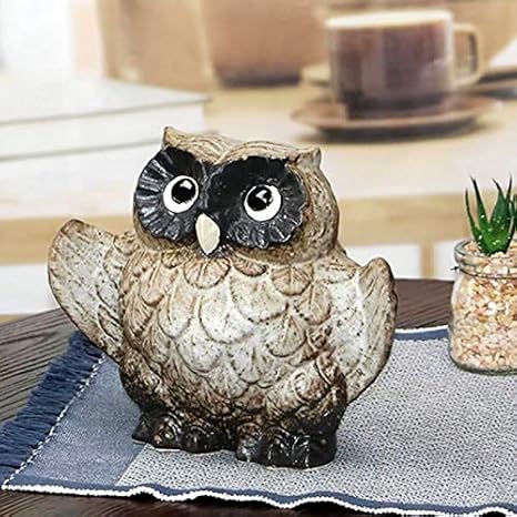 Amazon 信楽焼 ふくろう 6号羽ばたきフクロ Fu 0154 梟 置物 陶器 フクロウ 陶器 焼き物 縁起物 お守り インテリア プレゼント ギフト 置物 オブジェ オンライン通販