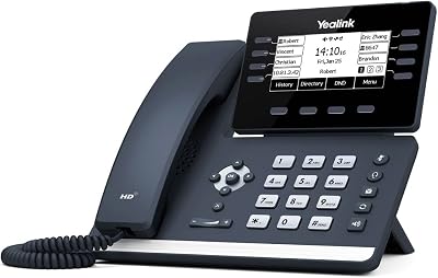 Yealink SIP T53W HD Prime Business IP Phone with Bluetooth and Wi-Fi Black
