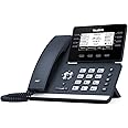Yealink T53W IP Phone, 12 VoIP Accounts. 3.7-Inch Graphical Display. USB 2.0, 802.11ac Wi-Fi, Dual-Port Gigabit Ethernet, 802.3af PoE, Power Adapter Not Included (SIP-T53W)