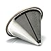 Bolio Stainless Steel Coffee Filter - Fits Chemex, Bodum and all Cone Drip Coffee Makers (V60 Pour Over)