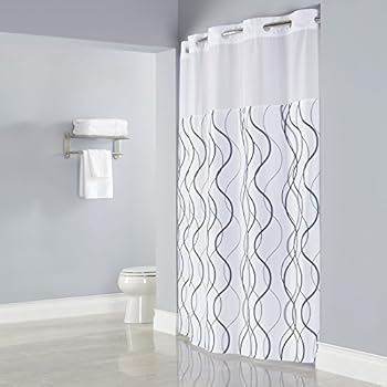 Hookless Jacquard Tree Branch 71 Inch X 74 Inch Shower Curtain In