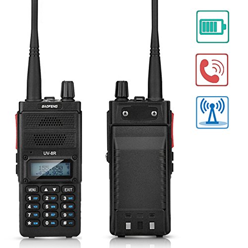 UPC 766008364444, Two Way Radio, Baofeng UV-8R (Upgraded UV-5R) 8-Watt Ham Radio Transceiver Walkie Talkies Dual Band (136-174MHz VHF &amp; 400-520MHz UHF), VOX Function with Earpiece, Extended Antenna &amp; 2000mah Battery