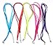 yueton 50pcs Colorful DIY Jewelry Making Voile String Ribbon Organza Strings Lobster Clasp Necklace Chain Cords