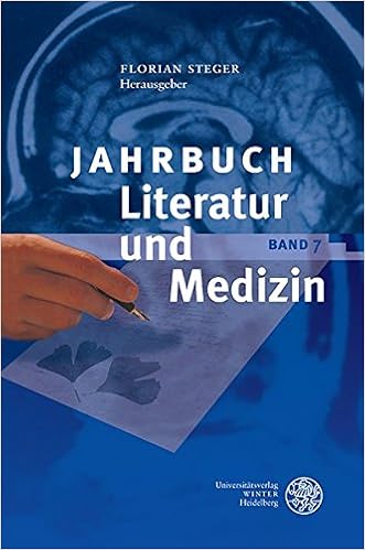 Amazon Com Jahrbuch Literatur Und Medizin Band Vii German Edition 9783825365134 Steger Florian Steger Florian Books