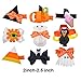 20 Pack 2 inch-4.5 inch Boutique clips Grosgrain Ribbon Halloween Hair Bows with Ghost Pumpkin Pattern for Little Toddlers Girls