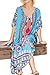 Rbwinner Women's Soft African Print Beach Cover Up Ethnic Dashiki Print Kaftan Bathing Suit Maxi Dress