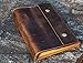 Personalized A5 Leather Journal, distressed leather refillable binder travel notebook portfolio - NA505PDS