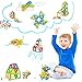 WHIMSWIT Magnetic Blocks, 65 Pieces 3D Magnetic Building Tiles Set, Educational Magnet Construction Toy for Kids, Girl and Boys