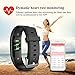 ARONTIME Fitness Tracker with Heart Rate Monitor,Activity Tracker with Sleep Monitor Waterproof Smart Bracelet,Step Counter,Pedometer Watch for Kids Women Men Message Alert for Android and iOS