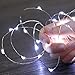 AMIR Solar Powered String Lights, Mini 100 LED Copper Wire Lights, Starry String Lights, Indoor Outdoor Waterproof Solar Decoration Lights for Gardens, Home, Dancing, Party (White - Pack of 2)