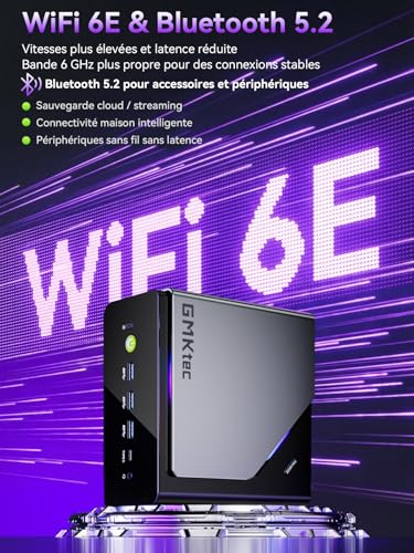 GMKtec K15 AI Mini PC Oculink with Intel Core Ultra 5 125U Processor, Barebones No RAM/SSD/OS, Desktop AI Boost, 3X M.2 2280 Storage Expansion, Dual NIC 2.5GbE, HDMI 2.1, USB4