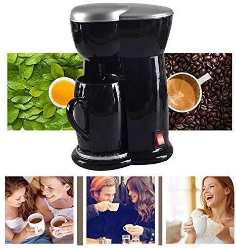 YAeele Kaffee-Maschine, Tee und Kaffee Dual-Purpose-Maschine, Tropf-Kaffeemaschine, Klein Automatische Haushalt… – Bild 4