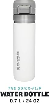 Stanley 1913 Quick Flip Stainless Steel Water Bottle 0.71L Polar view 2