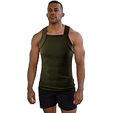 Different Touch Men Athletic Style Square Cut Tank Top