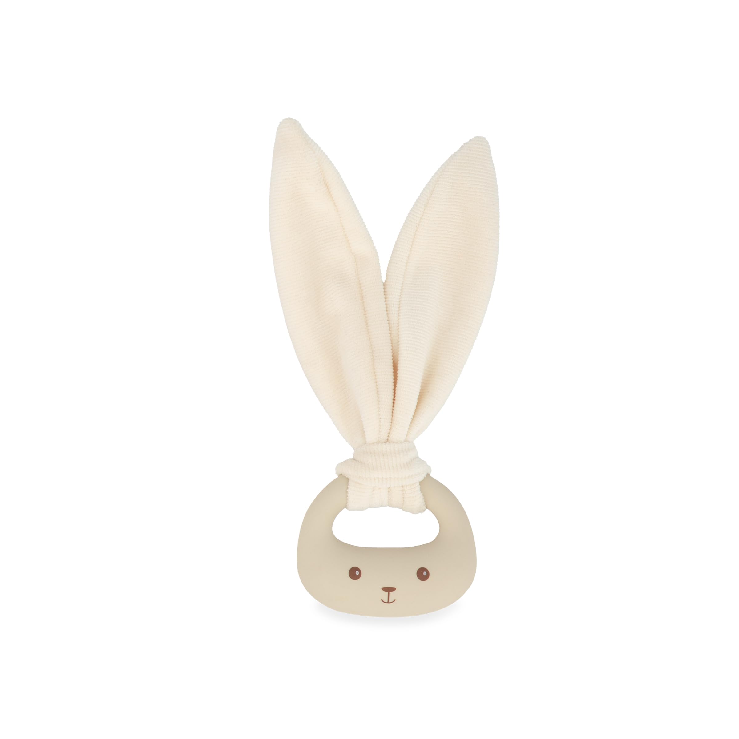 Kaloo - Lapinoo - Baby’s Teething Ring - Cream Colour - Rabbit Ring - PVC and BPA-Free - Double Texture - Baby Accessory - 0 Months +, K218010