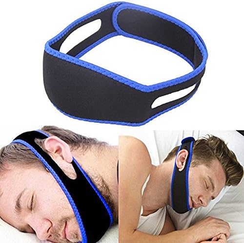 Danfox Advanced Anti Snoring Chin Strap Aids Soft Comfortable Snore Device Stop Sleep Snoring for Mouth Breathing (Round)