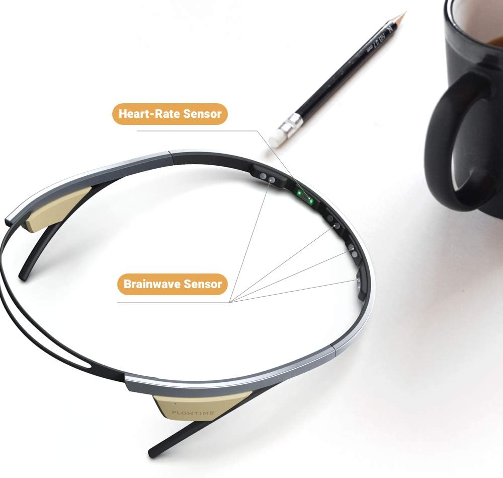 Flowtime Biosensing Meditation Headband with Heart Rate and Brain Wave Sensors to Reach Mindfulness Easier and Better for Beginners and Beginners - Image 5