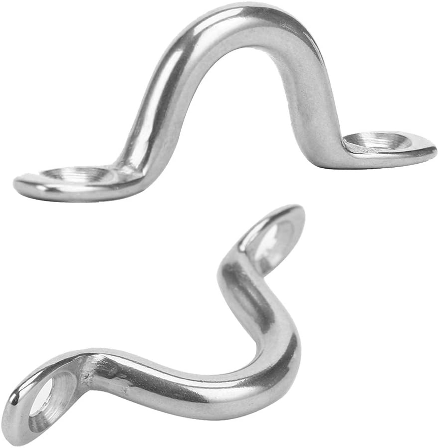 Amadget Bimini Boat Top PAD Eye, 316 Stainless Steel Eye Straps Tie Down Kayak Deck Loops (Pack of 10) : Sports & Outdoors