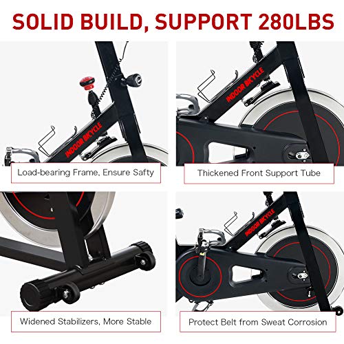 joroto belt drive indoor cycling bike with magnetic resistance exercise bikes stationary