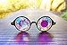 Kaleidoscope Glasses - Rainbow Prism Diffraction Glasses - Experience Amazing Vivid Colors by Funky Goggs (Black)