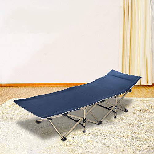 Nesee Foldable Single Folding Bed, Lightweight Portable Office Home Nap
