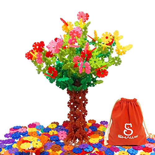 Buy SHAWE Kids Toys, 300 Piece snow flakes,Creative and Educational Alternative to Lego Building