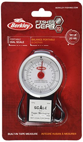 Berkley 50-Pound Portable Fish Scale with Tape Measure