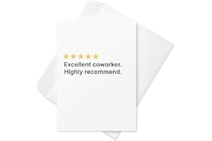 Grit & Grace Funny Appreciation Greeting Card Bundle for Coworkers, Sarcastic Review-Style Humour, 5 Star Design, 3 Pack with