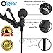 iGear Lavalier Lapel Microphone Clip-on Omnidirectional Condenser Mic for Apple iPhone, iPad, iPod Touch, Samsung Android & Windows Smartphones Film Interviews Video Recording(4.9 Feet Cable)