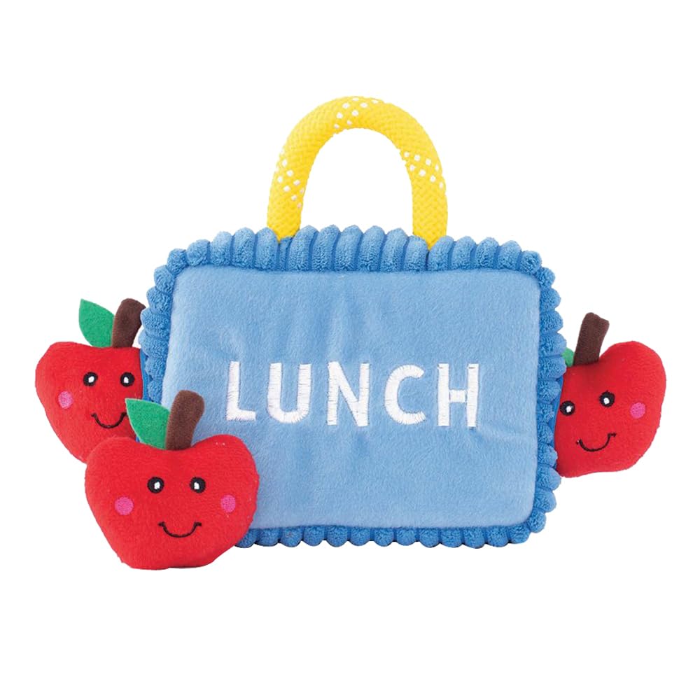 ZippyPaws Zippy Burrow - Lunchbox with Apples Dog Interactive Puzzle Toy for Dogs