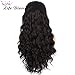 Life Diaries 250%Density Glueless Synthetic Lace Front Wig Fashion Long Natural Wave 10%Human Hair+90%Heat Resistant Fiber Glueless Lace Front Synthetic Wig For Women (26