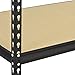 Muscle Rack UR185P-BLK Black Steel Heavy Duty 5-Shelf Shelving Unit, 4000lbs Capacity, 36