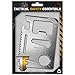 [ Tactical Safety Essentials ] 1PC Silver 11 in 1 Multitool Card Multi Purpose Survival Pocket Tool Credit Wallet