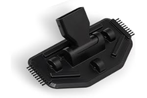 Efurden Handheld Pool Vacuum Short Bristle Brush, Only Suitable for #EDHV01, Swimming Pool Vacuum Replacement and A Spare, Black