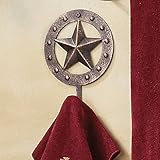 Stars & Studs Metal Single Western Hook - Southwestern Bathroom Accessories